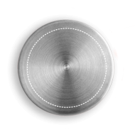 Trinkflasche (600ml) aus recyceltem PET (100% rPET) mit glänzender transluzenter Oberfläche