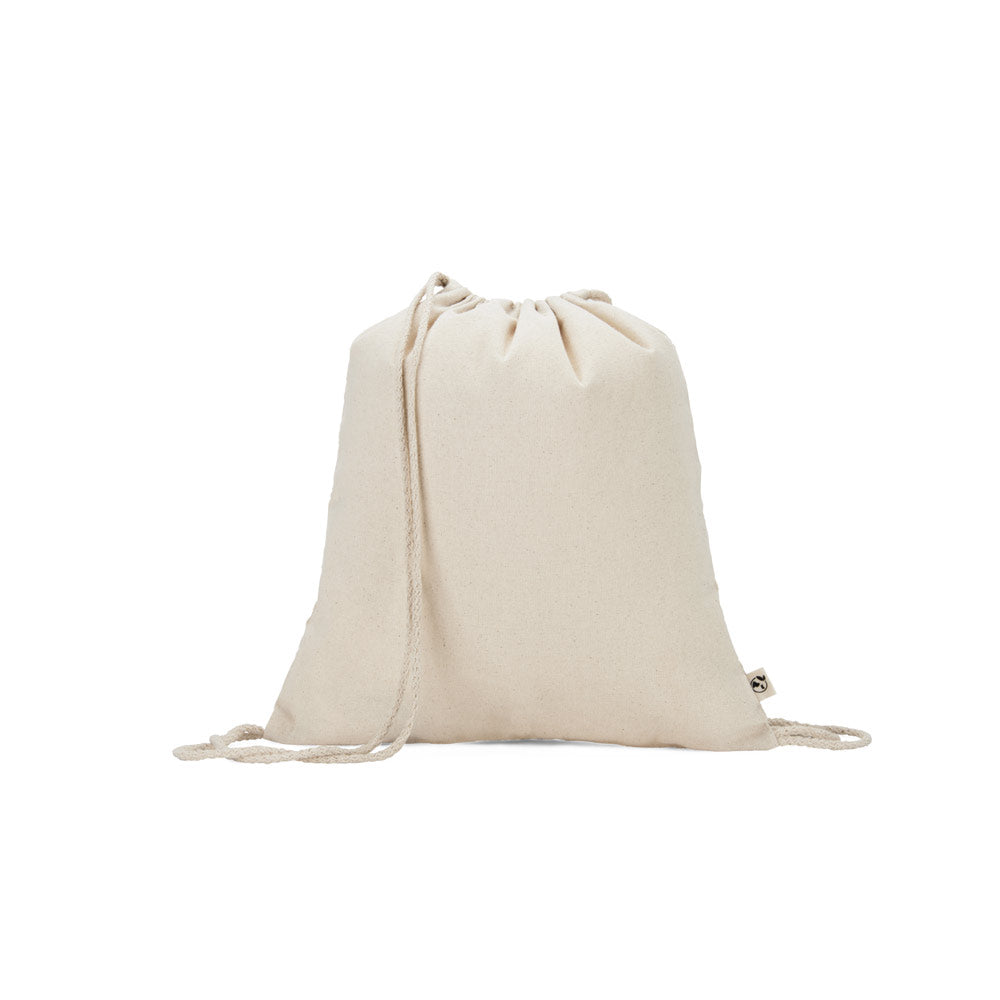 Turnbeutel aus 100 % recycelter Baumwolle (180 g/m²)