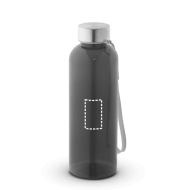 Trinkflasche (600ml) aus recyceltem PET (100% rPET) mit glänzender transluzenter Oberfläche