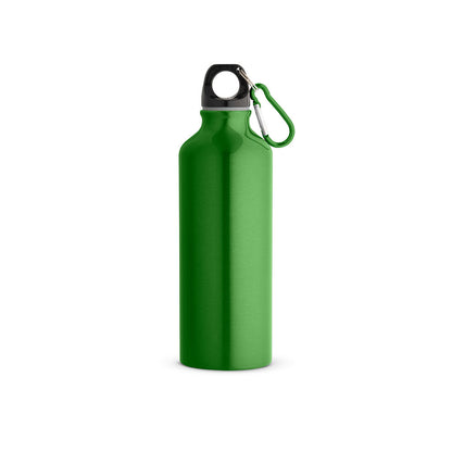 Flasche aus recyceltem Aluminium (100% rAL) 530 mL mit Karabiner