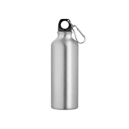 Flasche aus recyceltem Aluminium (100% rAL) 530 mL mit Karabiner