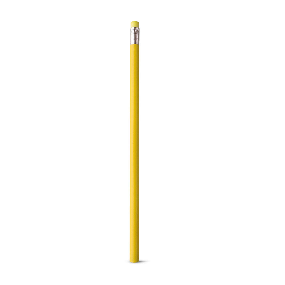 Graphitstift mit Radiergummi und Härtegrad HB