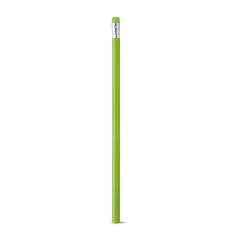 Graphitstift mit Radiergummi und Härtegrad HB
