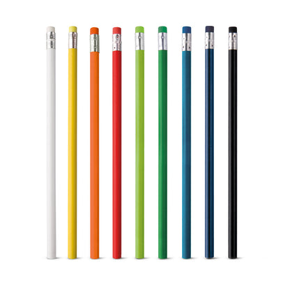 Graphitstift mit Radiergummi und Härtegrad HB
