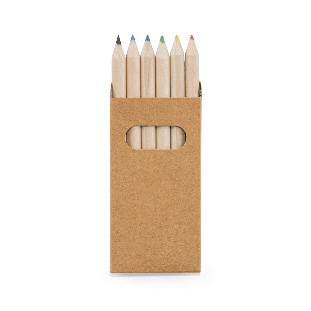 Buntstift Schachtel mit 6 Buntstiften
