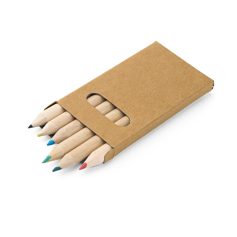 Buntstift Schachtel mit 6 Buntstiften