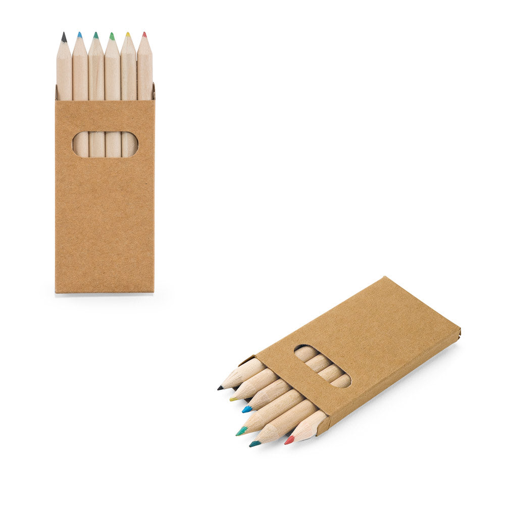 Buntstift Schachtel mit 6 Buntstiften