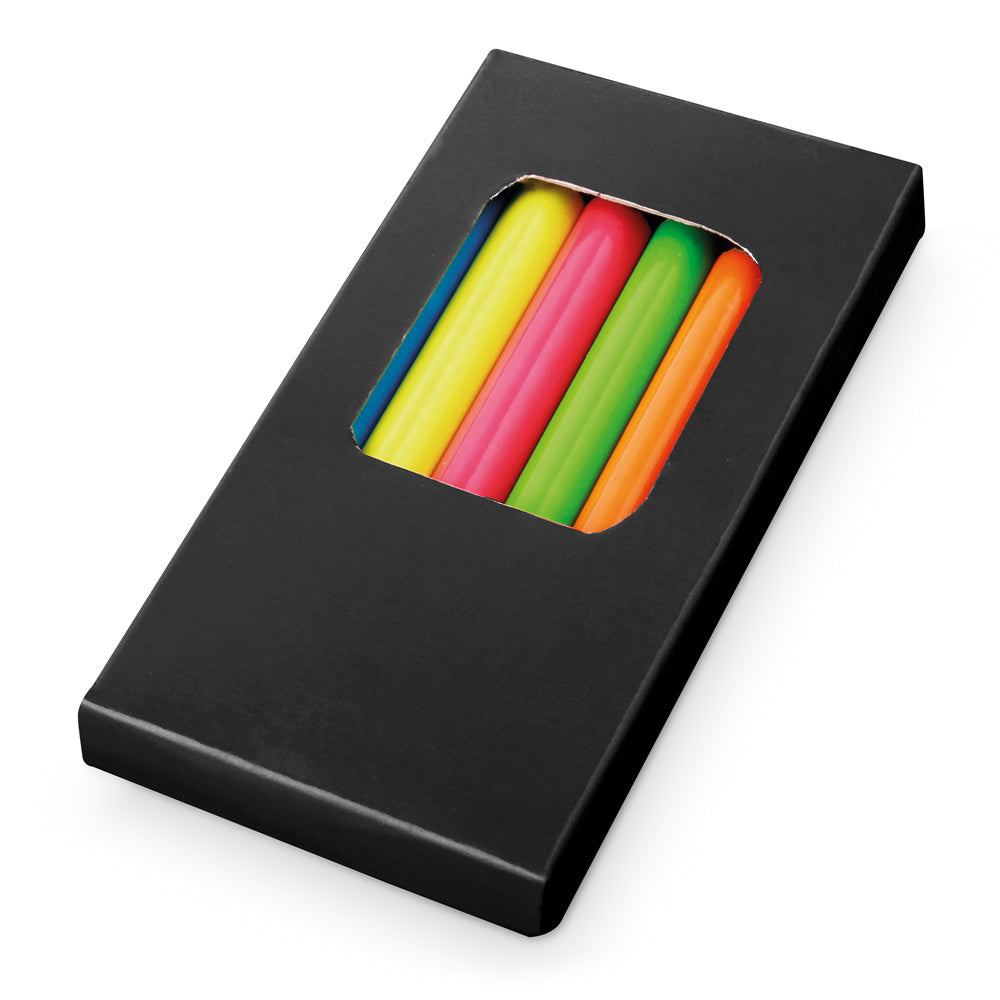 Bleistiftbox mit 6 Buntstiften