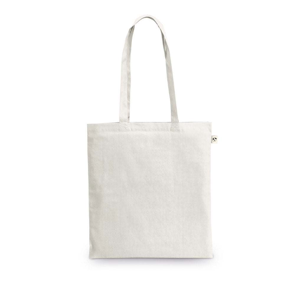Tasche aus recycelter Baumwolle (70%) und Polyester (30% rPET) (150 g/m²)