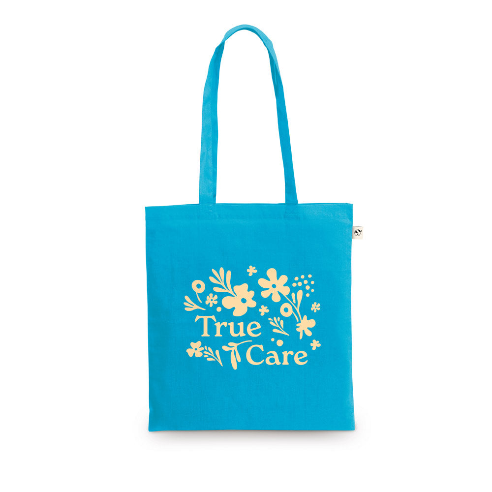 Tasche aus recycelter Baumwolle (70%) und Polyester (30% rPET) (150 g/m²)