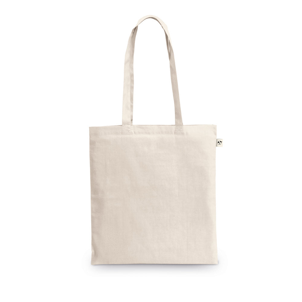 Tasche aus recycelter Baumwolle (70%) und Polyester (30% rPET) (150 g/m²)