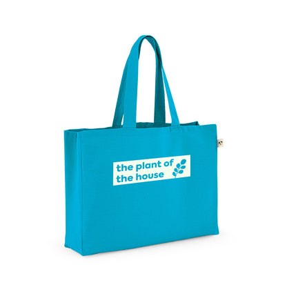 Tragetasche aus Baumwolle (50%), recycelter Baumwolle (30%) und polyester (20% rPET) (280 g/m²)