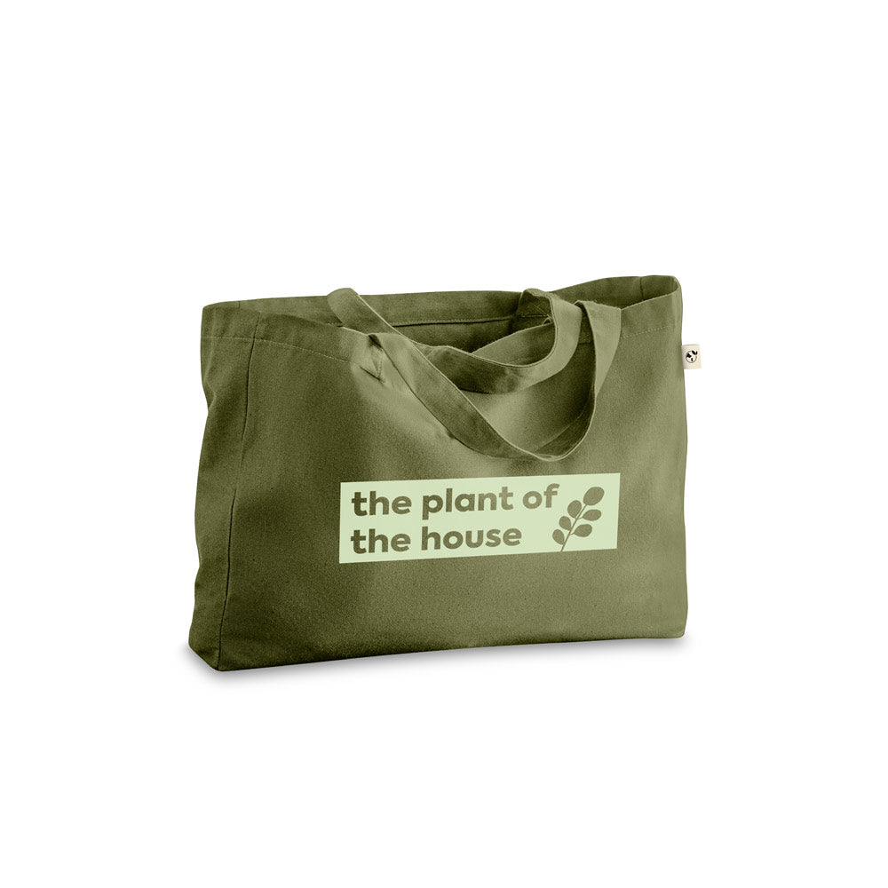 Tragetasche aus Baumwolle (50%), recycelter Baumwolle (30%) und polyester (20% rPET) (280 g/m²)