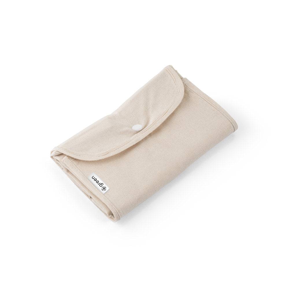Faltbare Tasche aus Baumwolle (50%), receycelte Baumwolle (30%) und Polyester (20% rPET) (140 g/m²)