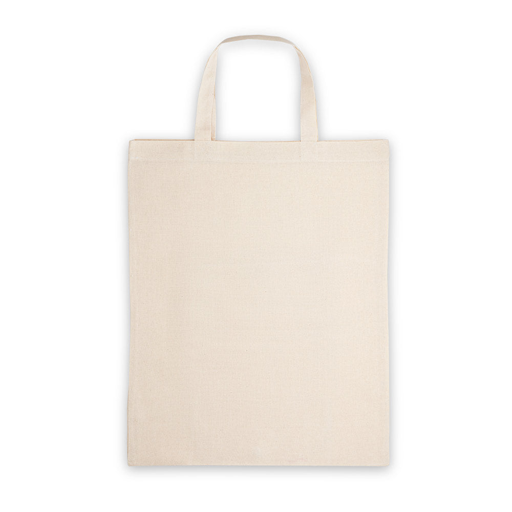 Faltbare Tasche aus Baumwolle (50%), receycelte Baumwolle (30%) und Polyester (20% rPET) (140 g/m²)