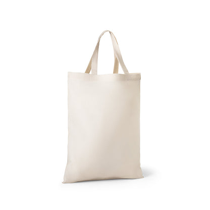 Faltbare Tasche aus Baumwolle (50%), receycelte Baumwolle (30%) und Polyester (20% rPET) (140 g/m²)