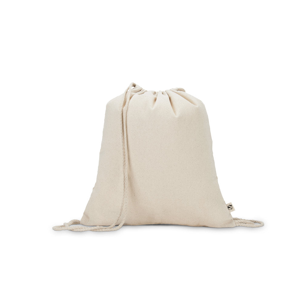 Turnbeutel aus 100 % recycelter Baumwolle (180 g/m²)