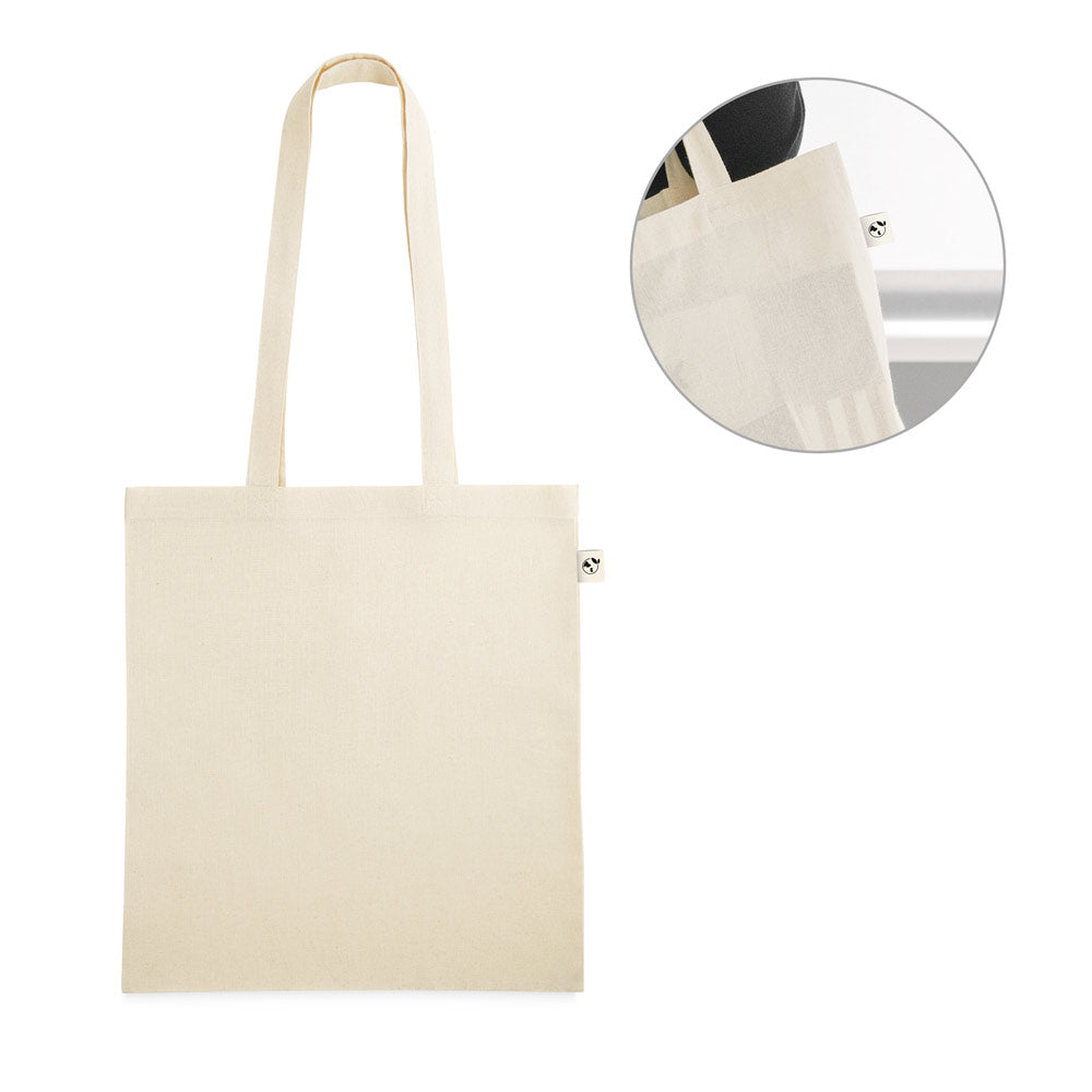 Tasche aus 100% organische Bauwolle (140 g/m²)