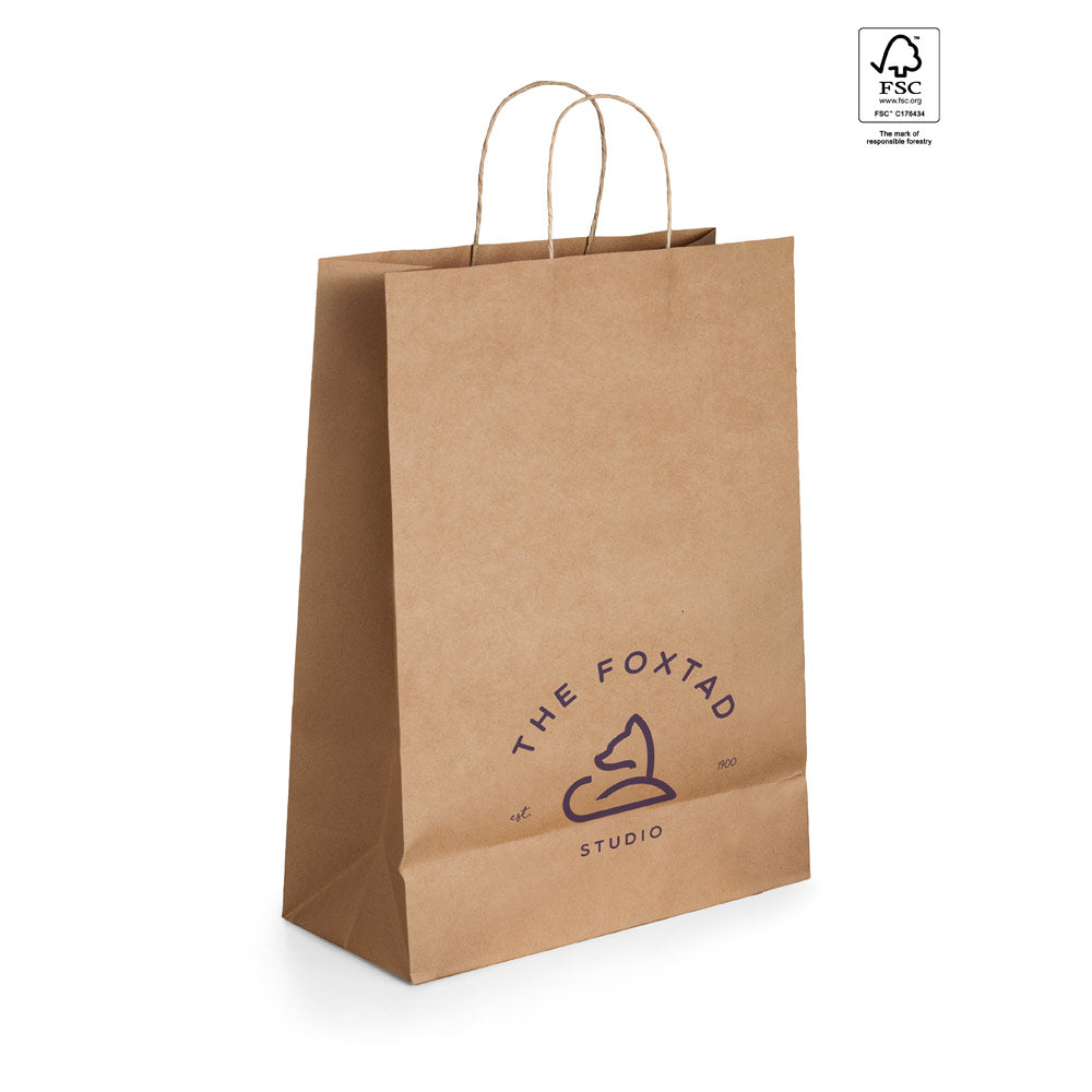 Tragetasche aus Kraftpapier (115 g/m²)