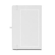 A5 Notizbuch aus recyceltem 300D-Polyester (100% rPET), ideal für die Sublimationspersonalisierung