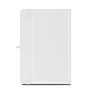 A5 Notizbuch aus recyceltem 300D-Polyester (100% rPET), ideal für die Sublimationspersonalisierung