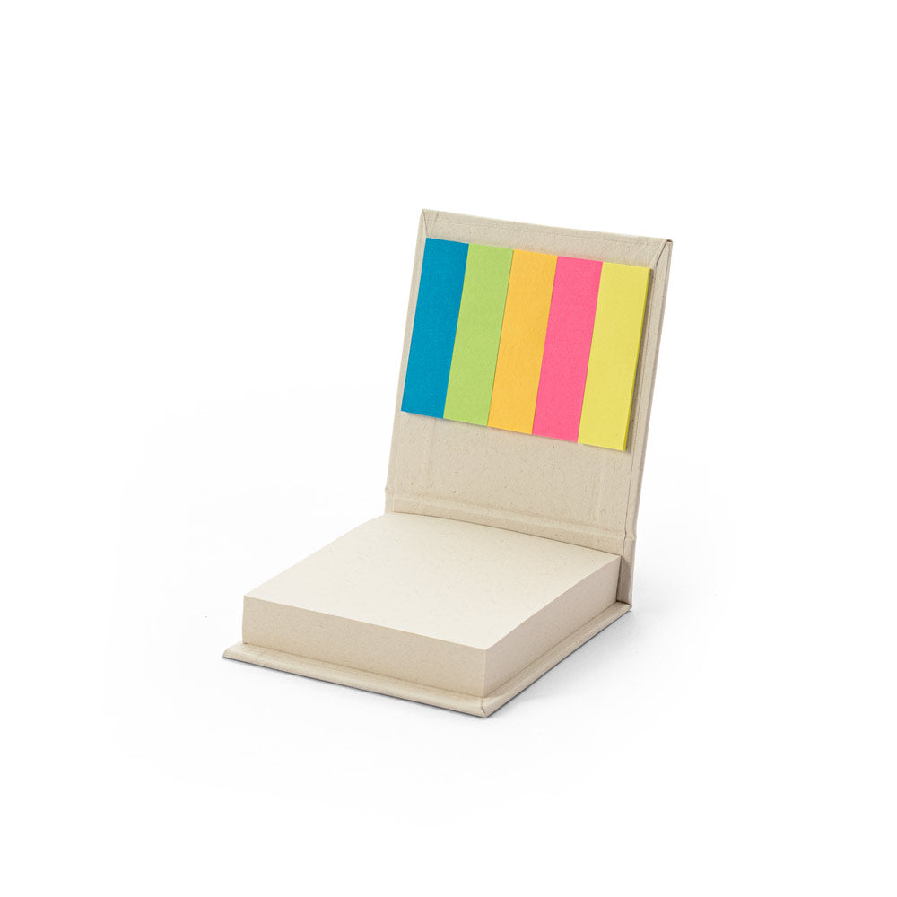 Büroset 2-in-1- aus 100 % Recyclingpapier mit 6 Haftnotizblöcken