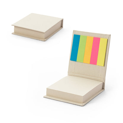 Büroset 2-in-1- aus 100 % Recyclingpapier mit 6 Haftnotizblöcken