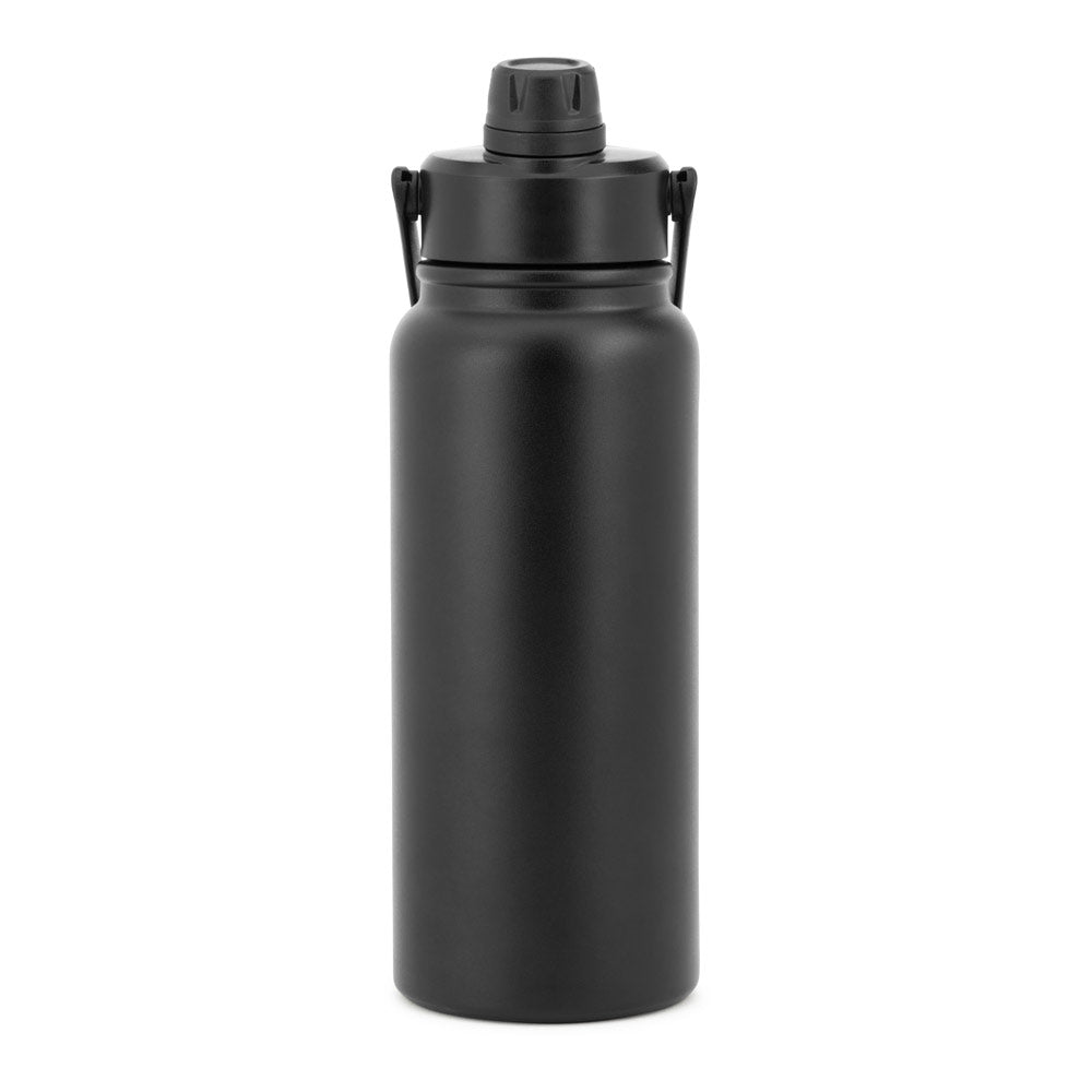Flasche aus Edelstahl (90 % recycelt), doppelwandig vakuumisoliert