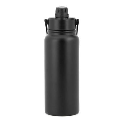Flasche aus Edelstahl (90 % recycelt), doppelwandig vakuumisoliert