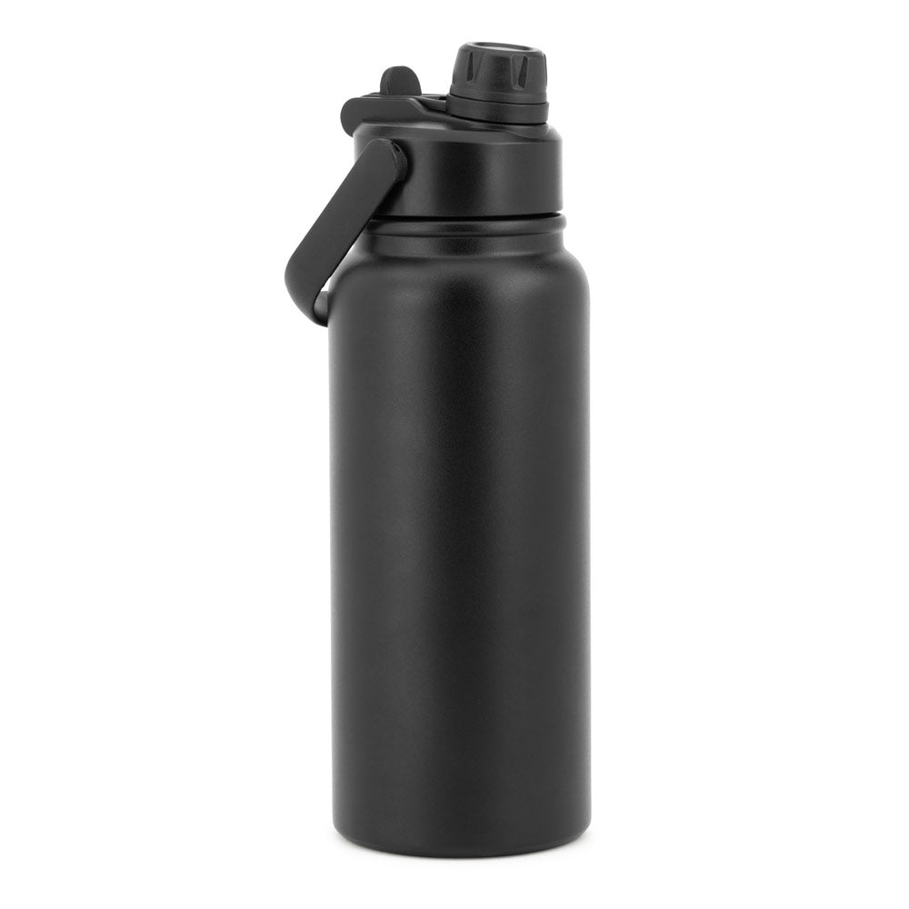 Flasche aus Edelstahl (90 % recycelt), doppelwandig vakuumisoliert