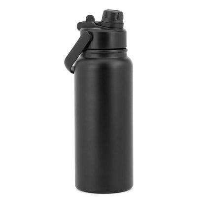 Flasche aus Edelstahl (90 % recycelt), doppelwandig vakuumisoliert
