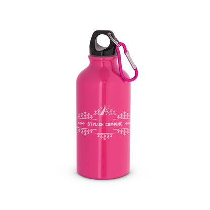 Aluminium-Sportflasche mit Karabiner 400 ml
