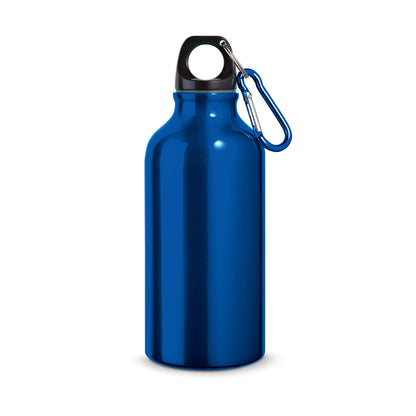 Aluminium-Sportflasche mit Karabiner 400 ml