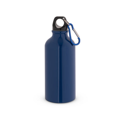 Aluminium-Sportflasche mit Karabiner 400 ml