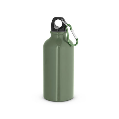 Aluminium-Sportflasche mit Karabiner 400 ml