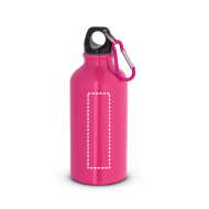 Aluminium-Sportflasche mit Karabiner 400 ml