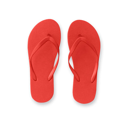 Bequeme Flip-Flops mit PE-Sohle und PVC-Riemen