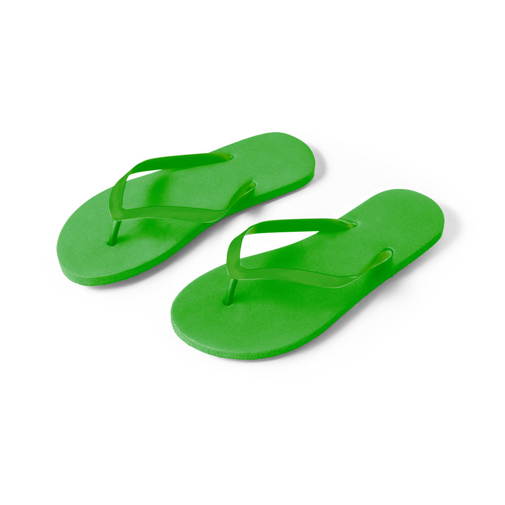 Bequeme Flip-Flops mit PE-Sohle und PVC-Riemen