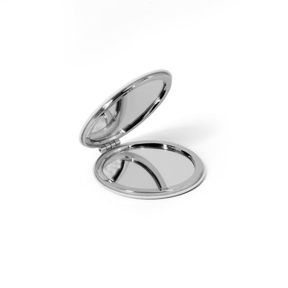 Runder doppelseitiger Spiegel mit matter PU-Außenseite