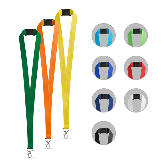 Lanyard aus Polyester mit Sicherheitsverschluss