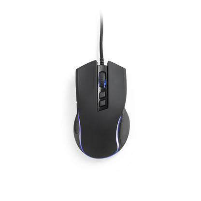Gaming-Maus mit 1,5 m Kabel und RGB-LED-Leuchten aus ABS