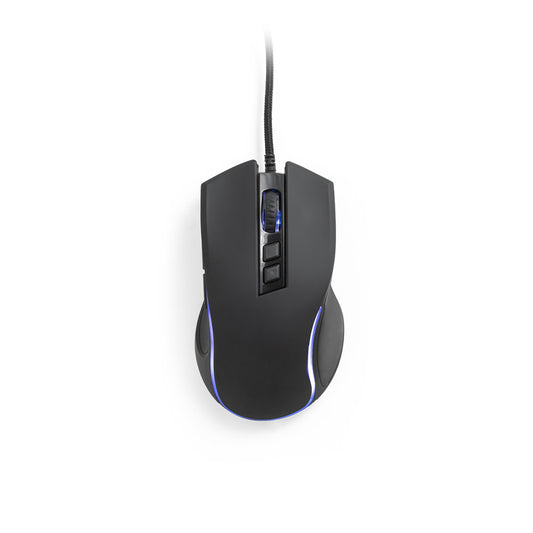 Gaming-Maus mit 1,5 m Kabel und RGB-LED-Leuchten aus ABS