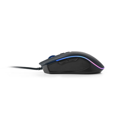 Gaming-Maus mit 1,5 m Kabel und RGB-LED-Leuchten aus ABS