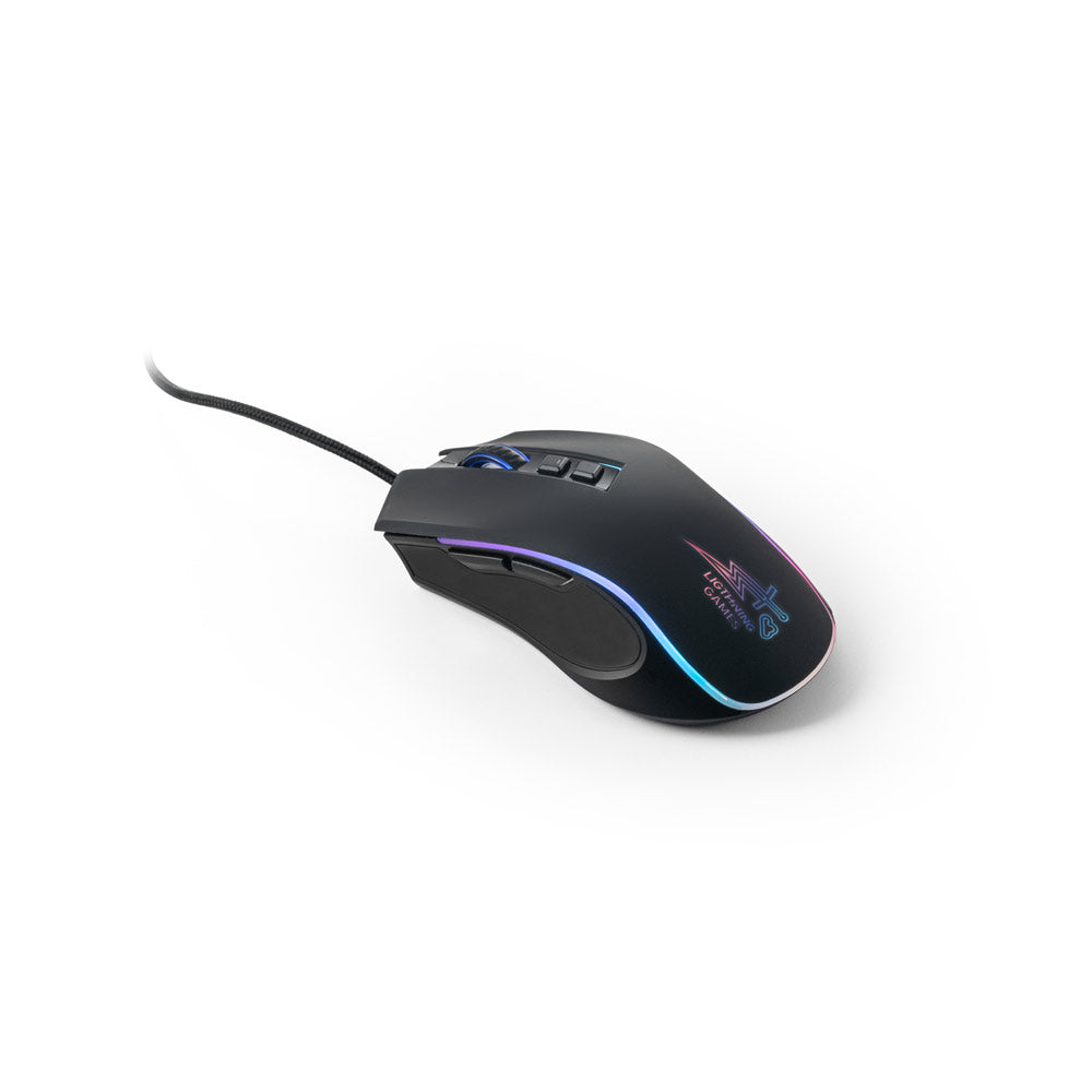 Gaming-Maus mit 1,5 m Kabel und RGB-LED-Leuchten aus ABS