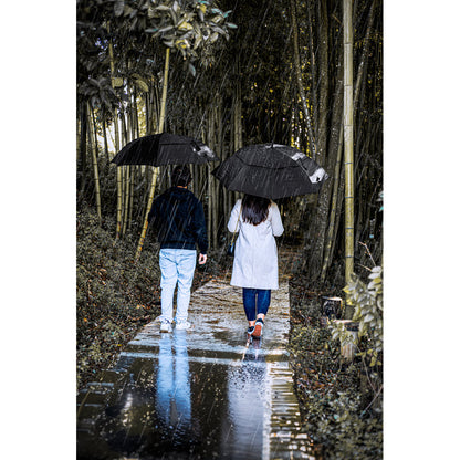  Regenschirm aus 190T Pongee mit automatischer Öffnung