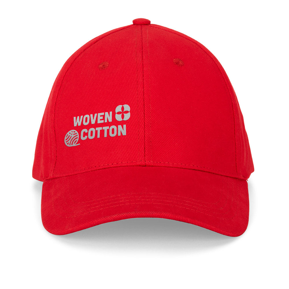 Kappe aus 100 % Baumwolle (260 g/m²) mit 6 Paneelen