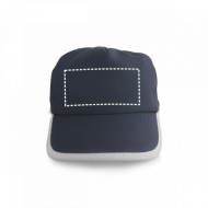 Kappe aus Polyester (160 g/m²) mit Reflektorelementen