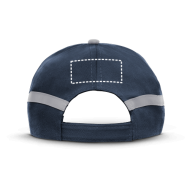 Kappe aus Polyester (160 g/m²) mit Reflektorelementen