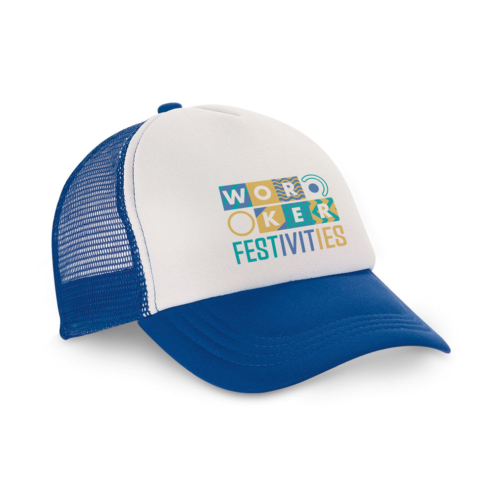 Mütze aus Polyester und Mesh (150 g/m²)