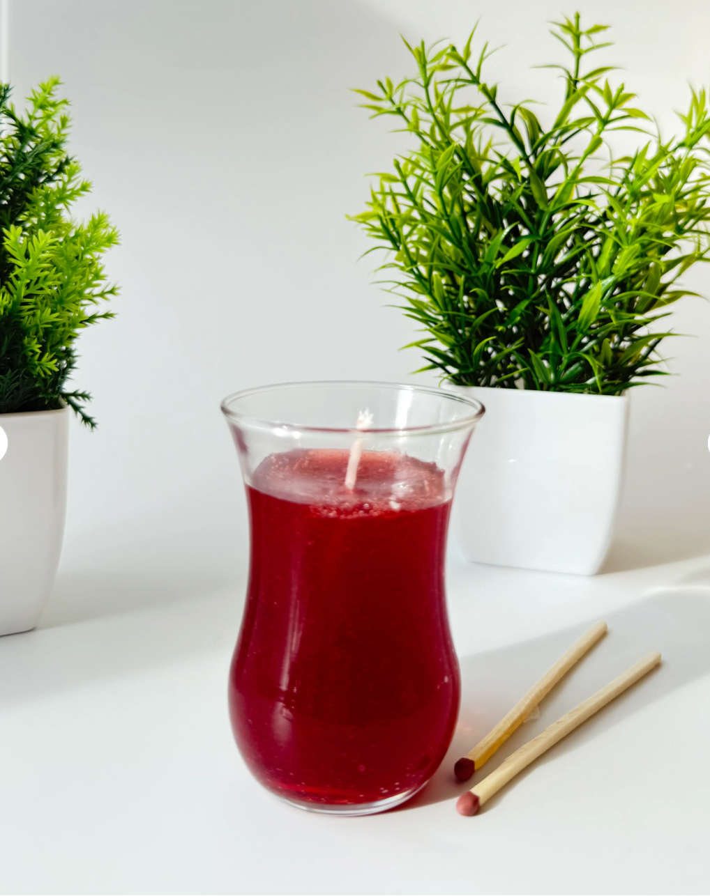 Tee Kerze Gelwachs-Kerze Im Türkischen Teeglas – Orientalisches Design